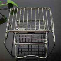 Lichtgewicht Keuken Gereedschap Voor ที่ย่างบาร์บีคิวตั้งแคมป์กลางแจ้ง Koken Rvs Mini Draagbare Vouwen Q ไม้กระดาน Tuin Rack