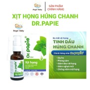 Xịt Họng Húng Chanh Dr.Papie 30ml Hỗ Trợ Giảm Ho