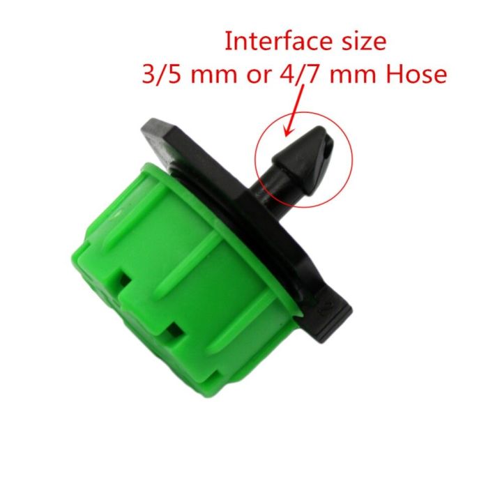 8-holes-button-style-dripper-with-4mm-barb-connector-adjustable-garden-sprinkler-agriculture-drip-irrigation-dripper-20-pcs