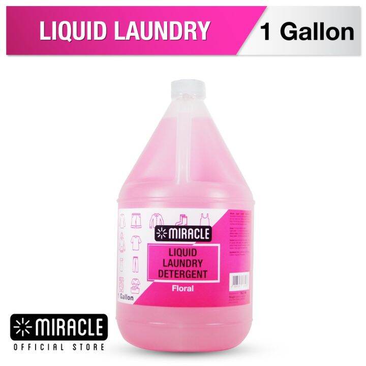 【COS】 Miracle Clean Liquid Laundry Detergent Floral 1 Gallon Lazada PH