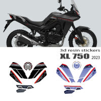 XL750 2023ชุด3D เรซิ่นสติกเกอร์สำหรับ HONDA TRANSALP XL750ชิ้นส่วนรถจักรยานยนต์3D อีพ็อกซี่เรซิ่นสติกเกอร์ Kit