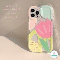 เคสไอโฟนเข้ากันได้กับ Iphone 11ดอกทิวลิปฤดูร้อนเคส IPhone 14 Pro Max Ip13 Pro Max IPhone 12เคสฝาหลังมือถือ TPU แบบนิ่ม