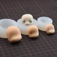 【CC】 3pcs Super light clay mold human body Q version universal silicone face steamed bun