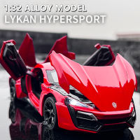 1:32 Lykan Hypersport จำลองสูง D Iecast โลหะอัลลอยรุ่นรถแสงเสียงดึงกลับคอลเลกชันเด็กของเล่นของขวัญ A398