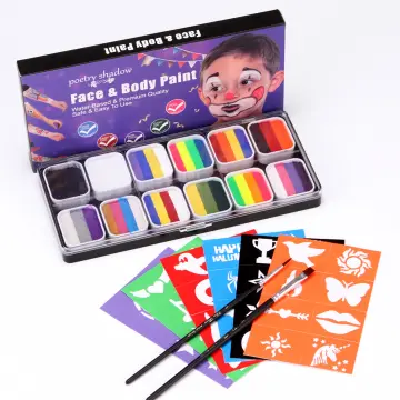 Watercolor Paint Set 30 Colors Set Professional Face Paint Kit