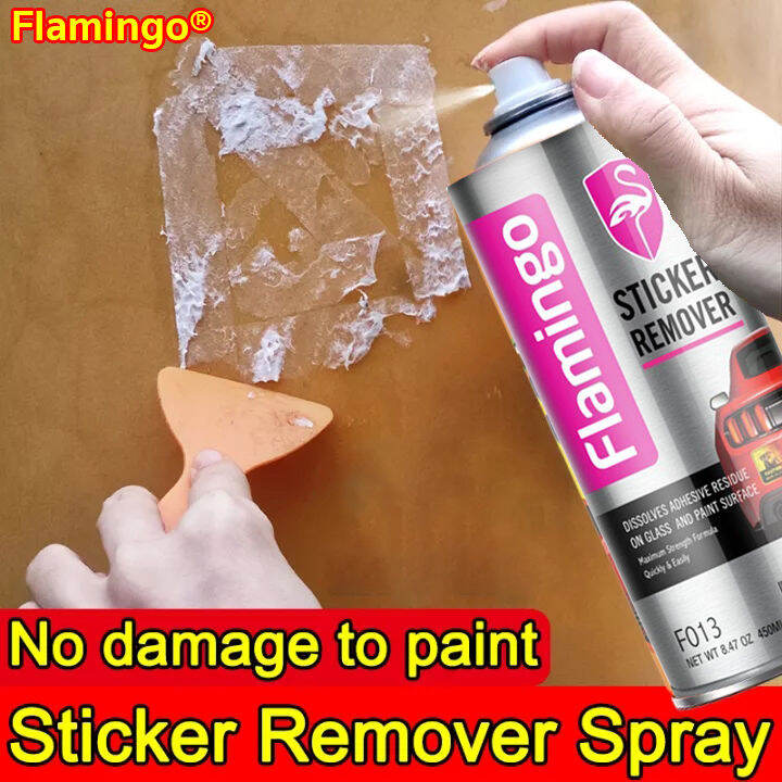 【No trace】Flamingo® sticker remover cleaner tinted glue remover spray