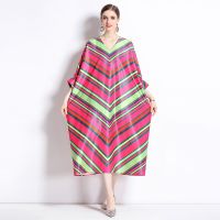 Womens Dress New Fashion Spring/Summer New  High Class  Dress Print  Maxi Dress