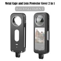 2 in 1 Metal Cage &amp; Lens Protector Cover For Insta360 X3 Protective Cage Rig Frame Lens Pretect For Insta360 X3 Camera Accessory