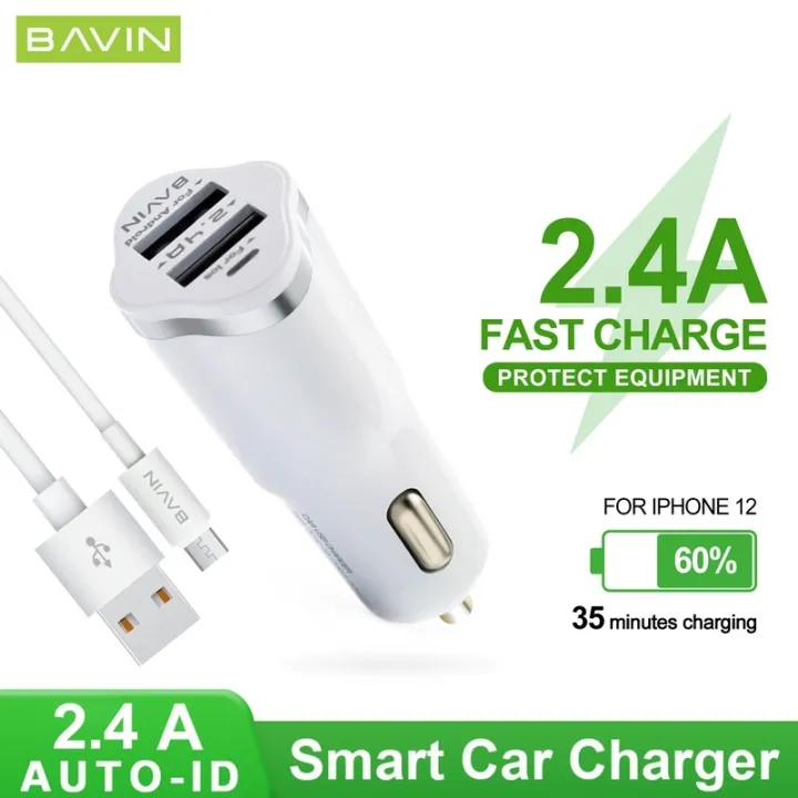 Anker 49.5W PowerDrive Speed+ 2 USB C Car Charger 30W PD Port for