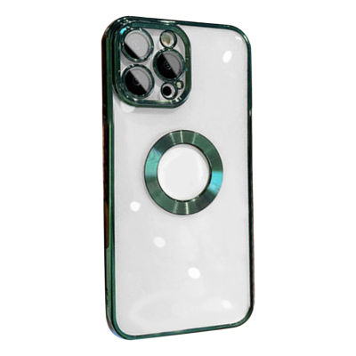 ที่เก็บข้อมูลขนาดใหญ่เคสโทรศัพท์มือถือ Electroplated CD Pattern Anti-Drop Anti-Scratch Dust-Proof Lens Protector Soft TPU Clear Transparent Phone Protective Back Cover For iPhone 14 13 12 Pro Max Mini Mobile Phone Cover