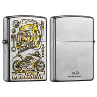 Zippo Lighter Storage Case Double-sided Engraving Locomotive Frosted Texture Zipo Kerosene Lighter Brass Cover Does Not Include Inner Tank