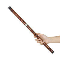 คีย์ F ขลุ่ยไม้ไผ่ขม Dizi แบบดั้งเดิมจีน Handmade Woodwind เครื่องมือพร้อมกระเป๋าเก็บปมจีนสำหรับผู้เริ่มต้น