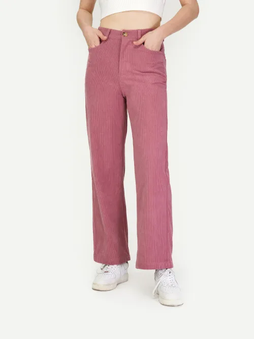 Cider Pink Corduroy Pants | Lazada PH