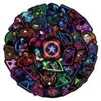 สติกเกอร์การ์ตูนดิสนีย์ Marvel Avengers ไฟนีออน,สำหรับรถยนต์กระเป๋าเดินทางแลปท็อปโทรศัพท์สติ๊กเกอร์ไวนิลของเล่นสติกเกอร์กันน้ำ