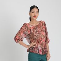 Guy Laroche  Blouse เสื้อเบลาส์ผ้านุ่ม (GVA1BR)