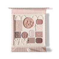 ❃✧✴ Cheerflor Amusement Angel Embossed Blush Highlight Integrated Eye Shadow Pallete Milk Tea Color