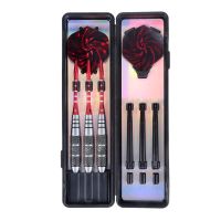 3 Pcs 22g Professional Steel Needle Tip Tungsten Steel Medium Weight Darts Aluminum Shaft Stainless Iron Barrel PET Flight &amp; Box