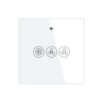 WiFi Smart Ceiling Fan Light Wall Switch,Smart Life/Tuya APP Remote Various Speed Control,For Alexa and Google Home