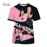 ใหม่ Pop Music ผสม Blackpink 3d พิมพ์เสื้อยืดแฟชั่นเสื้อลำลอง