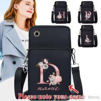 hot【DT】❏►♗  Shoulder Samsung/iPhone/Huawei Custom Name Messenger Purse Female Wallet CrossBody