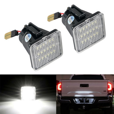 2x Car LED License Plate Light For Toyota Tacoma For Toyota Tundra 6500K White Number Plate Lamp Kit Accessories