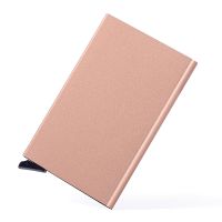 The new credit card box automatic degaussing card clip male ms prevention metal card box of rfid card case --A0509