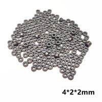 100pcs Small Ferrite 4*2*2mm Anti-interference Inductor Cores EMI Filter Ring Nickel Zinc through Flux 4x2x2 mm Electrical Circuitry Parts