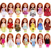 10PCS/Set 5Inch Simba Doll Clothes Cute Handmade Dress Accessories Fit 11cm Mini Kelly Dolls Children Toy For Girl Birthday Gift
