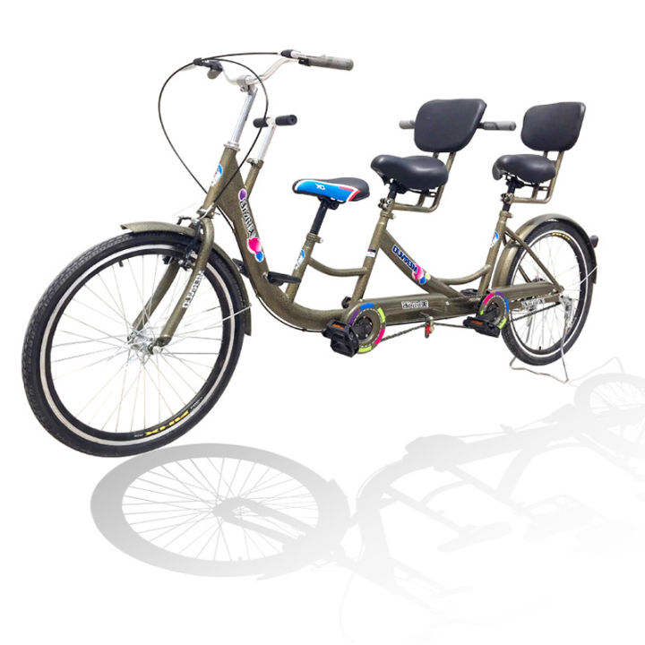 tandem-bike-จักรยานคลาสสิค-จักรยาน-2-เบาะ-2-คนปั่น-ขนาด-24-นิ้ว-เฟรมเหล็กstel