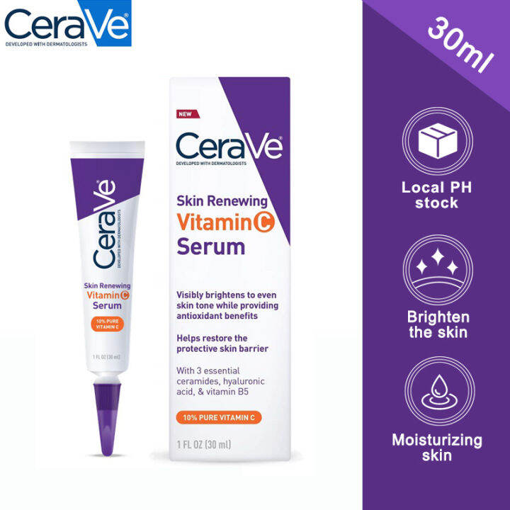 CeraVe Vitamin C Serum with Hyaluronic Acid 30ml 1oz Lazada PH
