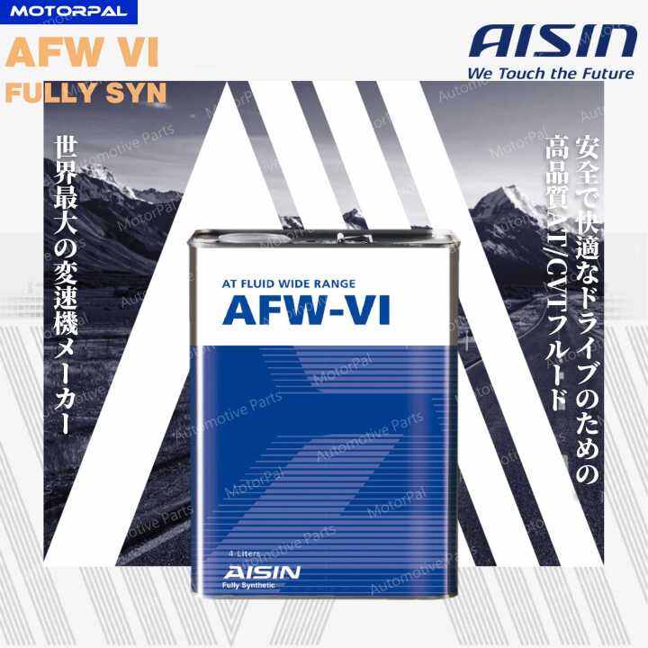 AISIN FULLY SYNTHETIC AFW ATF VI 6 SPEED MINYAK AUTO GEAR AUTO ...