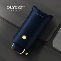 OLYCAT 5Folding Umbrella Rain Women Creative Sun Protection Kids Umbrella Windproof 6K Aluminum Parasol Clear Umbrella UPF50+ Umbrellas