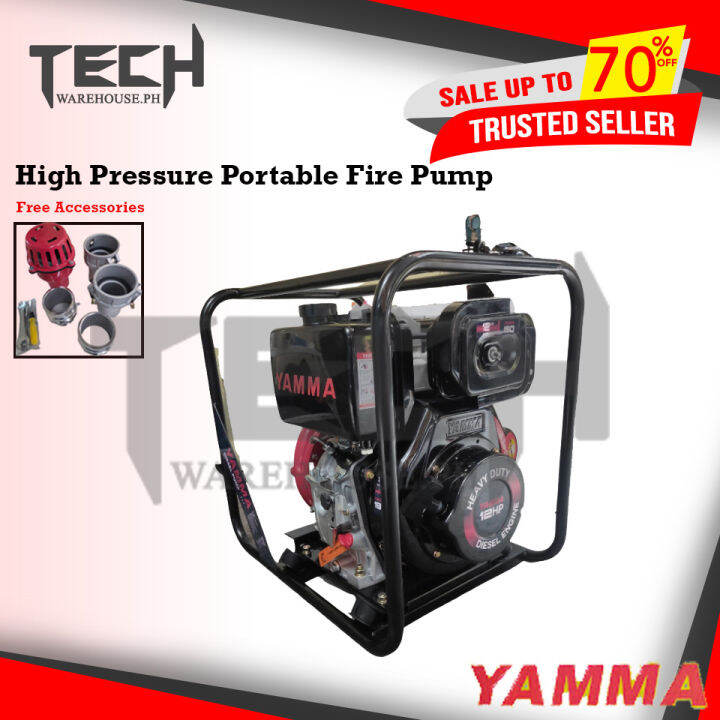 Yamma High Pressure Portable Fire Pump 12 HP | Lazada PH