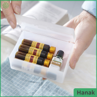 Hanak กล่องพลาสติกขนาดเล็กกล่องสี่เหลี่ยมโปร่งแสงกล่องเก็บของกล่องเอนกประสงค์ทนทานกันฝุ่นจัดเก็บเครื่องประดับที่แข็งแรง