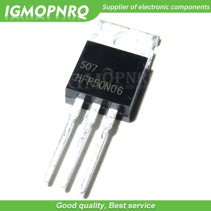 10PCS HFP50N06 TO 220 50N06 N channel FET New Original Free Shipping