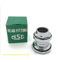 ถ้วยคอ จักรยาน NSC Head Fitting ขนาด 1 นิ้วเกลียว สีเงิน