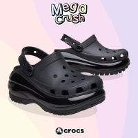 Crocs รองเท้าแตะ รองเท้าลำลอง UX Classic Mega Crush Clog 207988-001 BLK (3590)