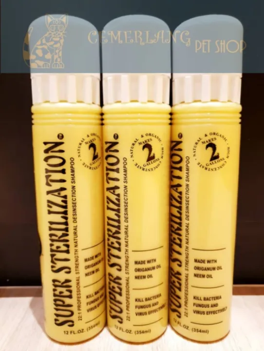 Kelco Super Sterilization 345ml Organic Shampoo for Cats and Dogs