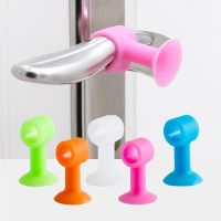 ❁ Door stopper Doorknob Wall Mute Crash Pad Cushion Cabinet Door Handle Silencer Silicone Anti-collision House Door Stopper