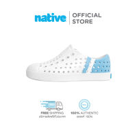 Native รองเท้ากันน้ำเด็กโต EVA รุ่น Jefferson Block Shell White sky stripe block