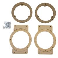 Car Speaker Spacer Wooden for Jimny JB64 JB74 2018-2020 Car Audio Horn Refit Rings Mat Mount