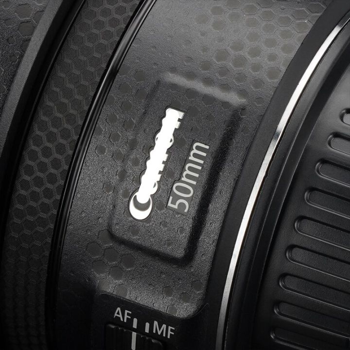 สติกเกอร์ติดเลนส์กล้องถ่ายรูปสำหรับ-canon-ef-50มม-f1-8-stm-กันรอยขีดข่วนที่คลุมผิวฟิล์มป้องกัน