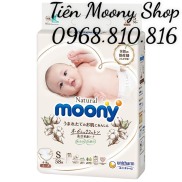 Tã Moony natural nội địa nhật, tả bỉm dán quần Moony NB63 S58 M48 L36 XL32