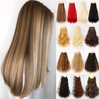 inchs Synthetic Clip In Hair Extension Resistant Hairpiece Wavy Piece MUMUPI