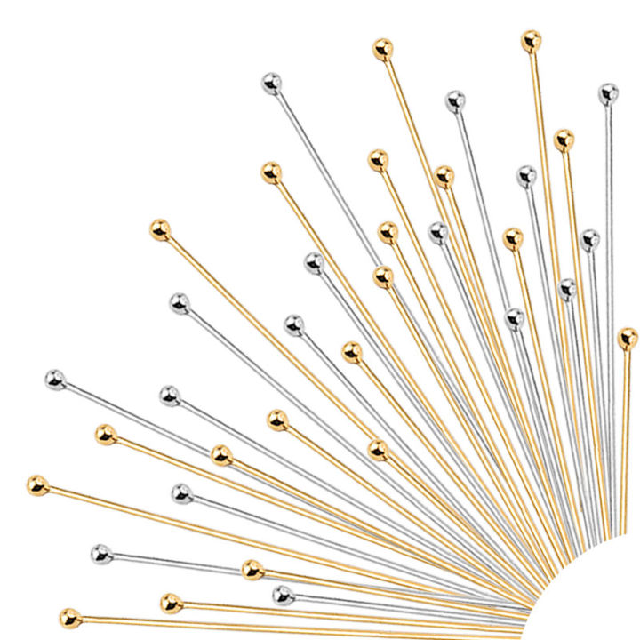 50pcs100pcs-stainless-steel-ball-head-pins-gold-plated-pins-supplies-dor-jewelry-making-handmade-diy-jewelry-accessories