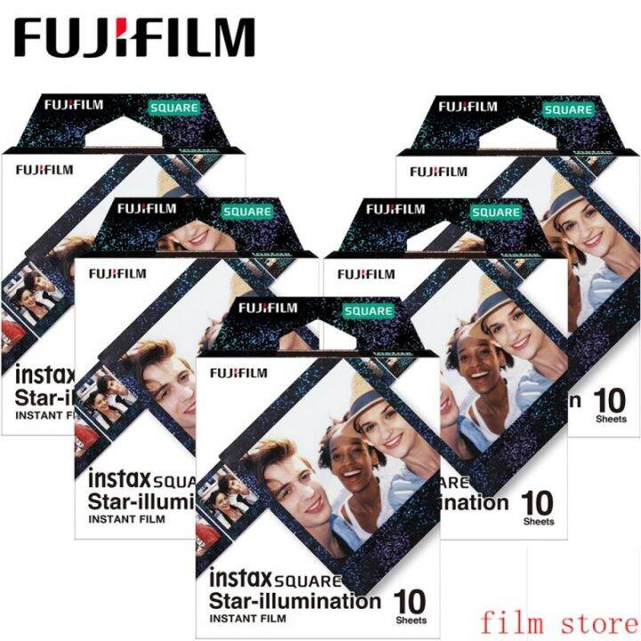 FUJIFILM INSTAX SQUARE Black Instant Film (10 Exposures) | Shams Stores