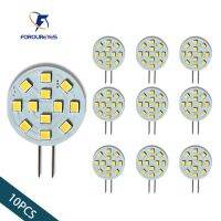 [Qingxin fabrics] 10ชิ้น ACDC 12V 24V G4โคมไฟ LED 2.2W สปอตไลท์กลมเปลวไฟไม่กระพริบดาวน์ไลท์เรือไฟเครื่องดูดควันช่วงสำหรับห้องนั่งเล่น