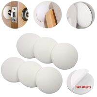 【LZ】 Door Stopper Wall Protector  Self Adhesive Reusable Shock Absorbent Gel Door Handle Bumper Knob Silencer Wall Shield Cushion