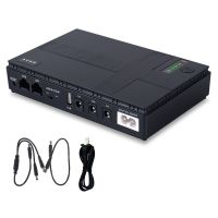 แหล่งจ่ายไฟสำรอง 5V 9V 12V Mini UPS แบตเตอรี่สำรองความจุขนาดใหญ่สำหรับกล้องวงจรปิดโมเด็มอุปกรณ์ Router