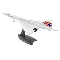 1/200 Concorde เครื่องบินโดยสาร Supersonic Air British แบบจำลองเครื่องบินสำหรับเก็บรวบรวมจอแสดงผลแบบคงที่